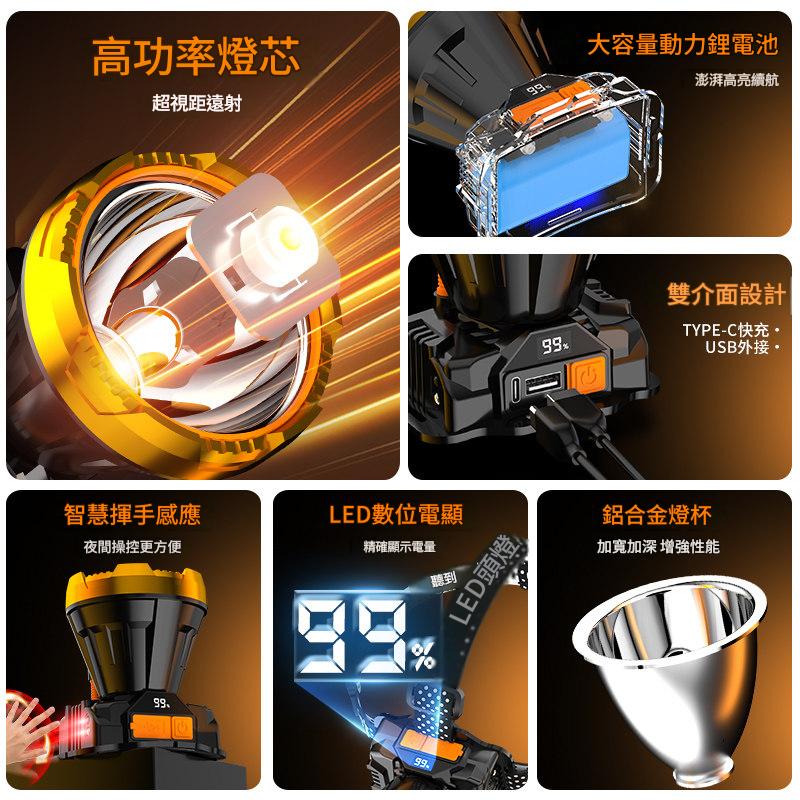 夜間釣魚頭燈強光充電超亮頭戴式戶外超長續航手電筒礦燈輕感應專用 夜間釣魚頭燈強光充電超亮頭戴式戶外超長續航手電筒礦燈輕感應專用